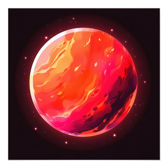 Red Planet Space Fotodruck (Vorne)