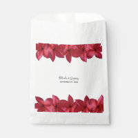 Red Plumeria Frangipani Wedding