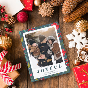 Red Poinsettia Blumengrün Foto Weihnachten