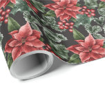 Red Poinsettia Christmas Wrapping Paper Geschenkpapier<br><div class="desc">Dieses Red Poinsettia Weihnachtswrapping Papier mit Weihnachtsdesigns ist eine großartige Idee für Weihnachtsgeschenke. Dies ist eine großartige Möglichkeit für Weihnachtsgeschenke für die ganze Familie. Für Geschenke an Frauen,  Kinder,  Mädchen und Mütter können Sie niedliche Weihnachtsverpackungspapiere verwenden.</div>
