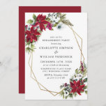 Red Poinsettia Floral Christmas Engagement Party Einladung<br><div class="desc">Rote Poinsettia Blumenweihnachtsfest Engagement Party Einladung.
Für weitere Anpassungen klicken Sie bitte auf den Link "Weitere Anpassung" und verwenden Sie unser Design-Tool,  um diese Vorlage zu ändern.</div>