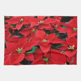 Red Poinsettia Geschirrtuch