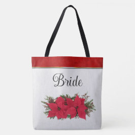 Red Poinsettia Winter Wedding