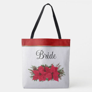 Red Poinsettia Winter Wedding