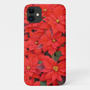 Red Poinsettias I Christmas Holiday Floral Foto Case-Mate iPhone Hülle