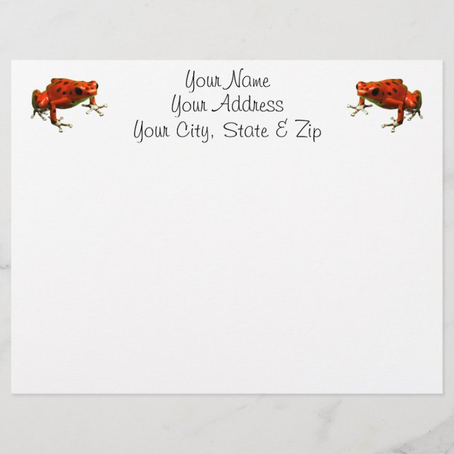 Red Poison Dart Frog (Vorderseite)