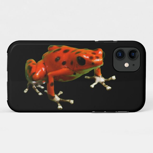 Red Poison Dart Frog Case-Mate iPhone Hülle (Rückseite (Horizontal))