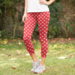 Red Polka Dot<br><div class="desc">Leggings im Roten Polka-Dot-Capri-Stil</div>