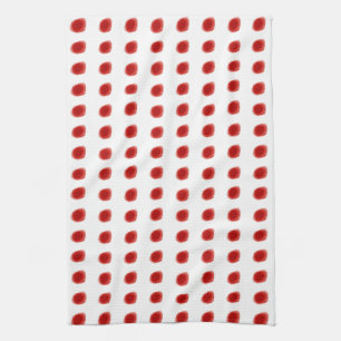 Red Polka Dot Geschirrtuch