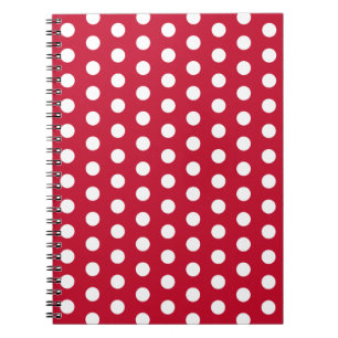 Red Polka Dot Kitchen Rezept Notebook Geschenk Notizblock