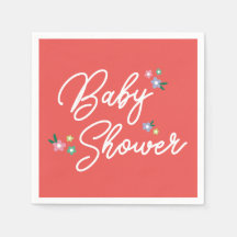 Red Polka Dot Ladybug Baby Girl Dusche