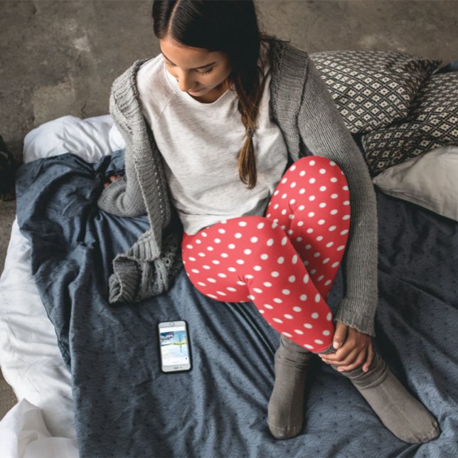 Red Polka Dot Leggings (Von Creator hochgeladen)