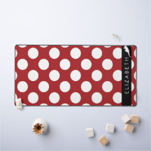 Red Polka Dots, Polka Dot Pattern, Ihr Name