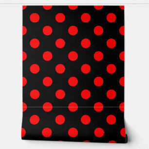 Red Polka Dots Tapete