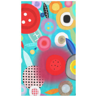 Red Polka Dots Tischtuch Tischdecke