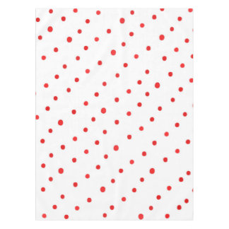 Red Polka Dots Tischtuch Tischdecke