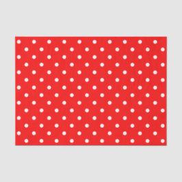 Red Polka Dots Tissue Paper Seidenpapier