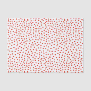Red Polka Dots Tissue Paper Seidenpapier