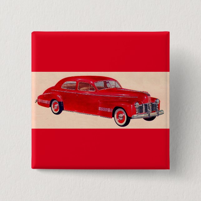 Red Pontiac Torpedo Button (Vorderseite)