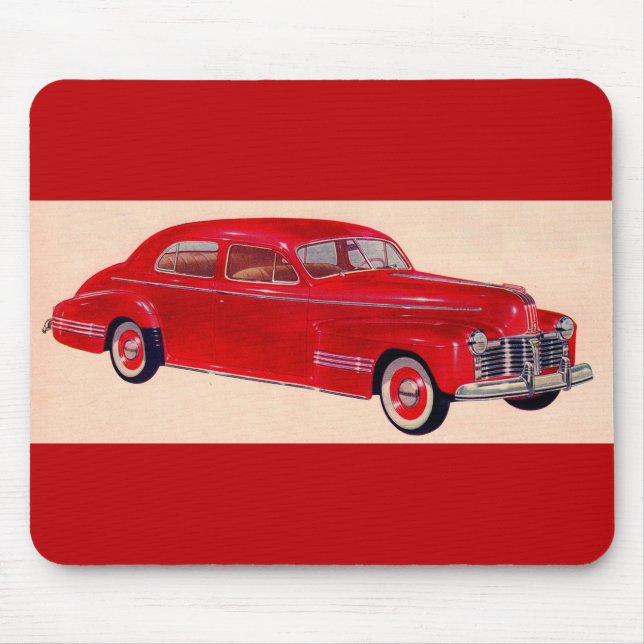 Red Pontiac Torpedo Mousepad (Vorne)