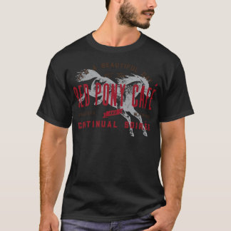 Red Pony Cafe und Continual Golfgolf T-Shirt