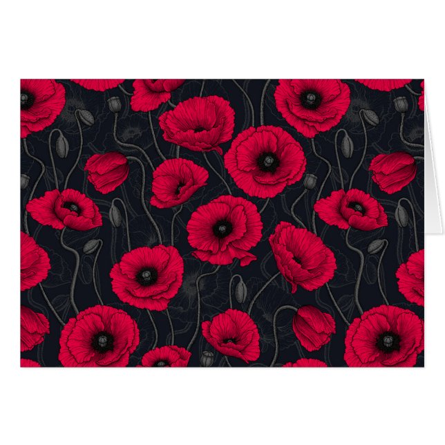 Red Poppies (Vorderseite (Horizontal))