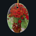 Red Poppies and Daisies von Vincent van Gogh Keramik Ornament<br><div class="desc">Still Life: Red Poppies and Daisies von Vincent van Gogh ist ein Vintager Kunst Post-Impressionismus noch Leben Blumenmalerei. Ein wunderschönes Bouquet mit Mohn-Blume und Blume aus weißem Mohn, die in einer dekorativen Vase frisch aus dem Garten stammen. Über den Künstler: Vincent Willem van Gogh (1853-1890) war einer der berühmtesten postimpressionistischen...</div>