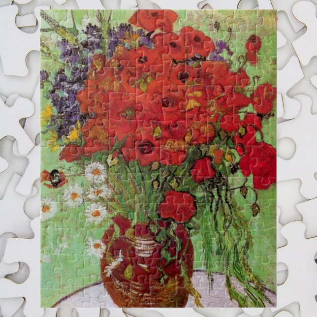 Red Poppies and Daisies von Vincent van Gogh Puzzle (Von Creator hochgeladen)