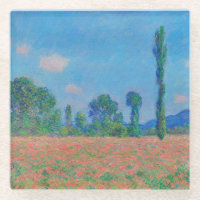 Red Poppies Blue Sky by Monet - Mohnfeld