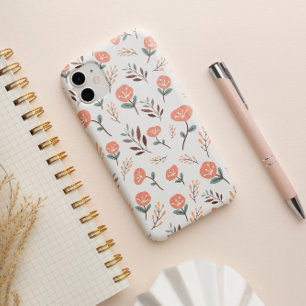Red Poppies floral Phone Case