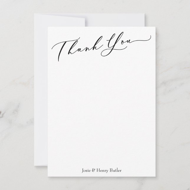 Red Poppies Gold Confetti Vielen Dank Script Card Dankeskarte (Vorderseite)