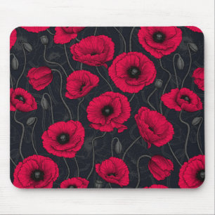 Red Poppies Mousepad