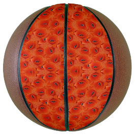 Red poppies symphony basketball