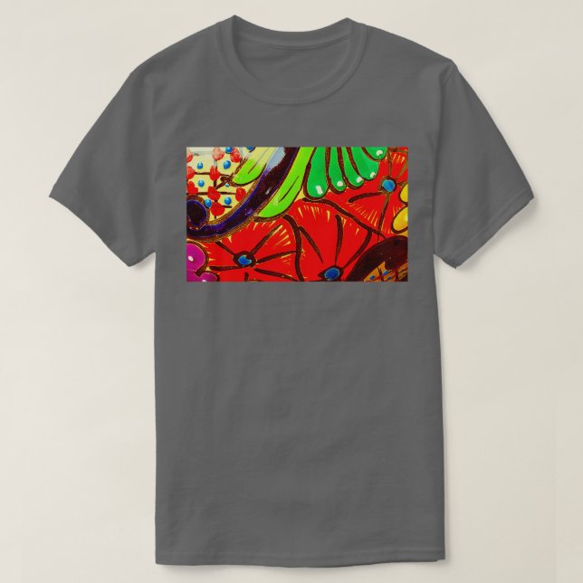 Red Poppies Talavera T-Shirt (Design vorne)