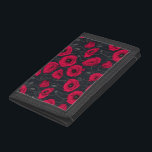 Red Poppies Tri-fold Geldbeutel<br><div class="desc">Mohnfarben,  handbemalt in Fotoshop,  nahtlos.</div>