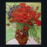Red Poppies und Daisies von Vincent Van Gogh Poster<br><div class="desc">Rote Pflaumen und Daisies. Gemalt von Vincent Van Gogh im Jahr 1890. Dieses Bild ist öffentlich zugänglich.</div>