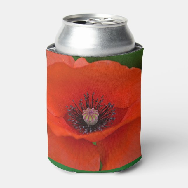 Red Poppy Can Cooler Dosenkühler (Kanne Vorderseite)