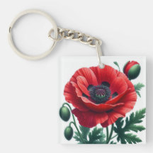 Red Poppy Floral