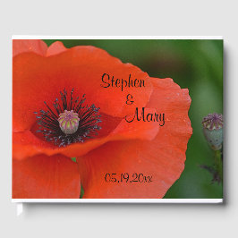 Red Poppy Gästebuch