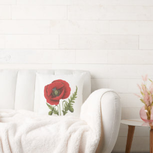 Red Poppy Kissen