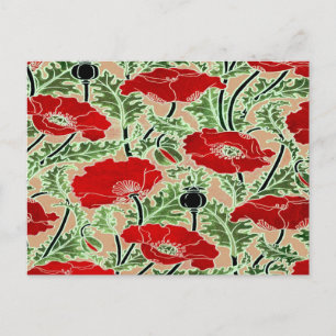 Red Poppy Postkarte