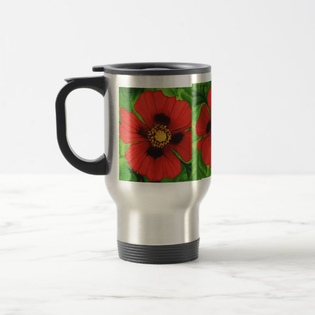 Red Poppy Reisebecher (Links)