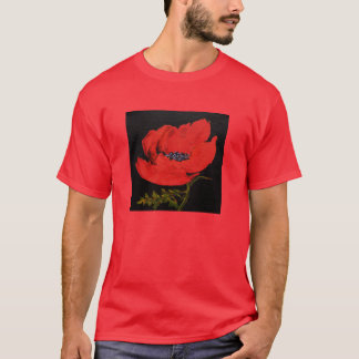 Red Poppy Unisex Basic T - Shirt