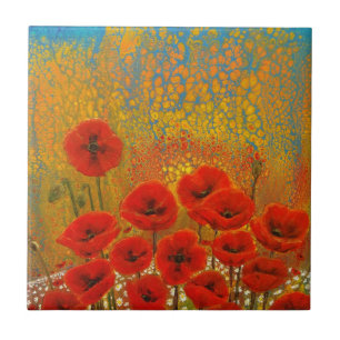 Red Poppy Untersetzer