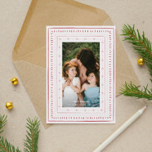 Red Pottery Holiday Card
