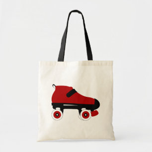 red quad roller derby skate tragetasche
