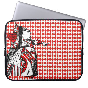Red Queen of Hearts Alice im Wunderland Diamonds Laptopschutzhülle
