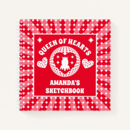 Red Queen of Hearts Personalisiert Kids Sketchbook Notizbuch