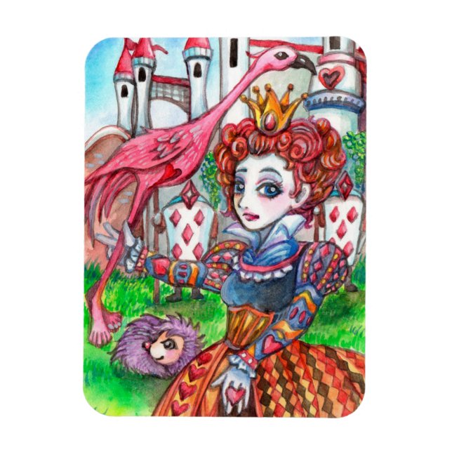 Red Queen's Golf Time Magnet (Vertikal)