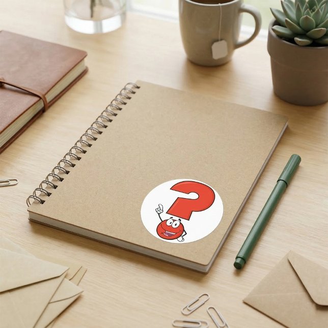 Red Question Mark Stickers (Von Creator hochgeladen)